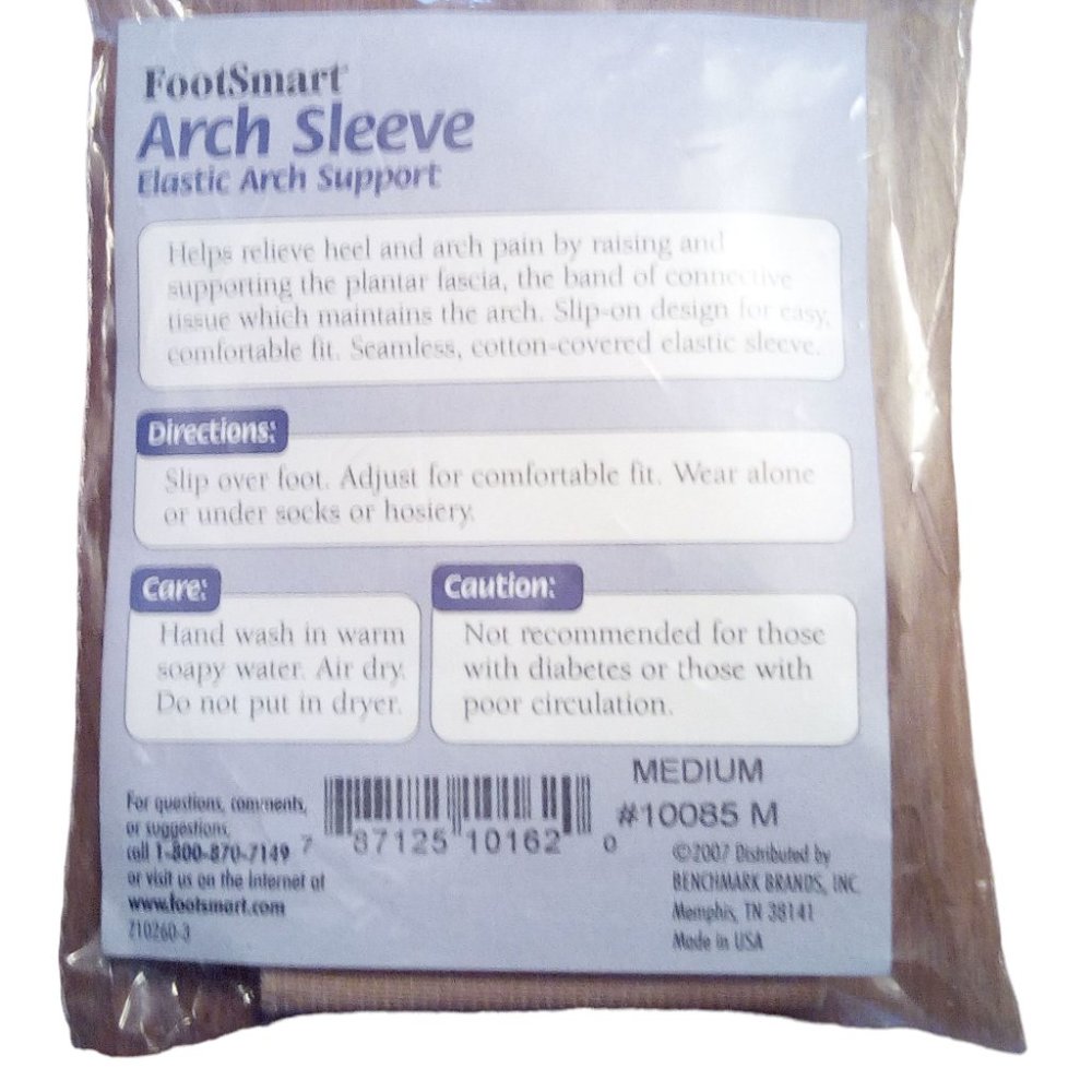FOOTSMART Arch sleeve Elastic Support